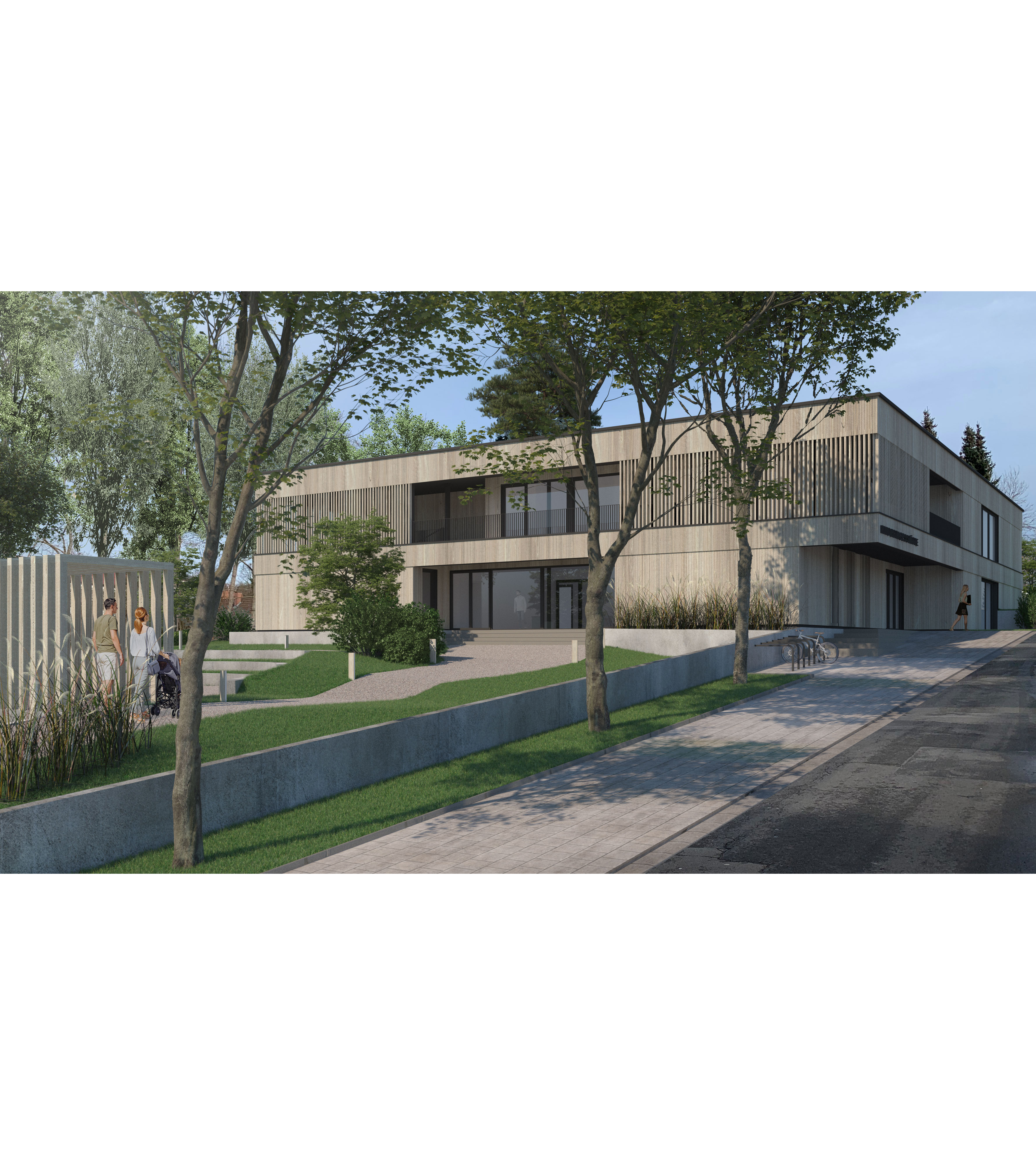 Kindertagesstätte mit Parkanlage