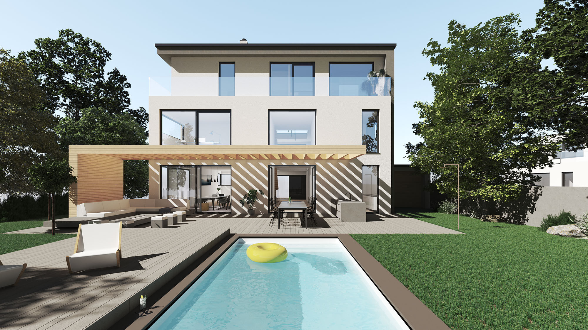 Garten mit Pool